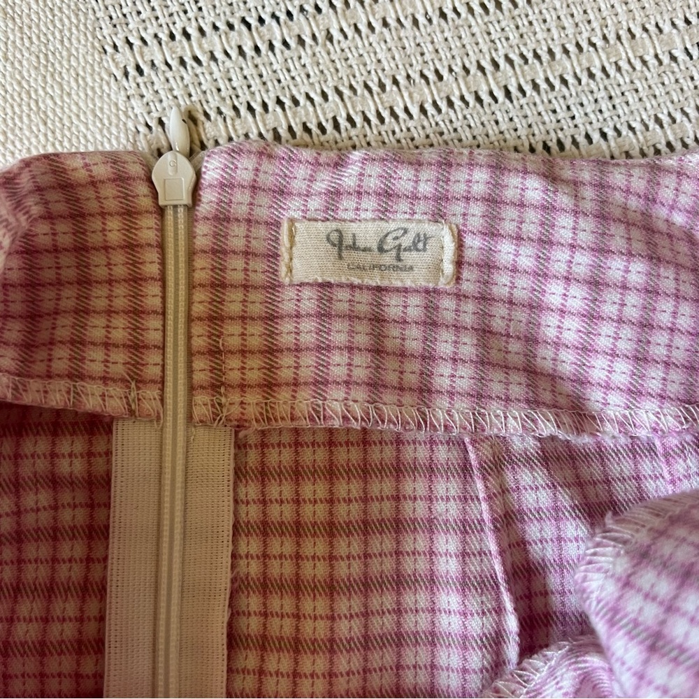 Brandy Melville Pink Gingham Skirt - Picture 4 of 4